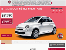 Tablet Screenshot of fiat.nl