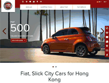 Tablet Screenshot of fiat.com.hk