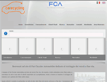 Tablet Screenshot of carecycling.fiat.com