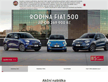 Tablet Screenshot of fiat.cz