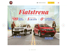 Tablet Screenshot of fiat.com.mx